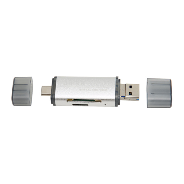 USB C USB 2.0 MICRO USB Minneskortläsare Bärbar Kontor Micro Lagringskortläsare för OS X-system