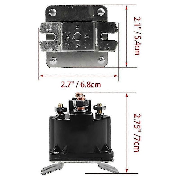 Starter Solenoide 12 V 4 Terminaler 100 Amp Intermitterende Drift Solenoide Relæ Saz4201gj 7522 Zekai