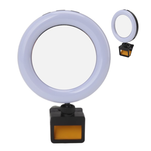 Ladattava kannettava selfie-rengasvalo USB-latauksella Mini-selfie-rengasvalo älypuhelimelle ja matkapuhelimen valokuvaamiseen