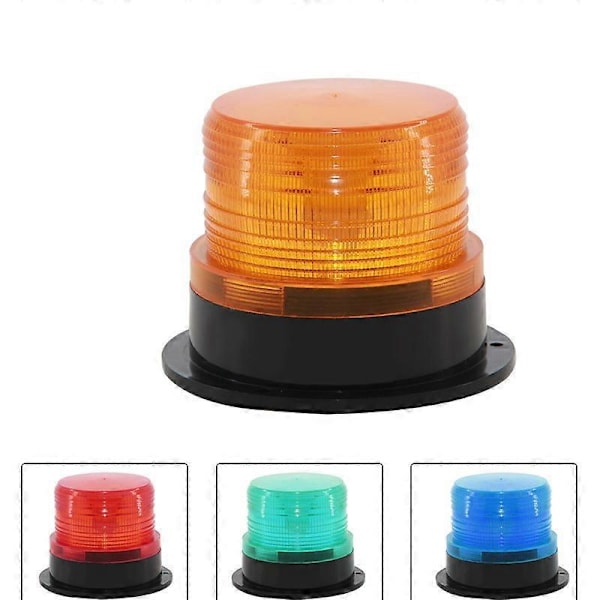 Keltainen LED-majakka, 12 V hätävilkkuvaroitusvalo kuorma-autoon | Vilkkuva majakka