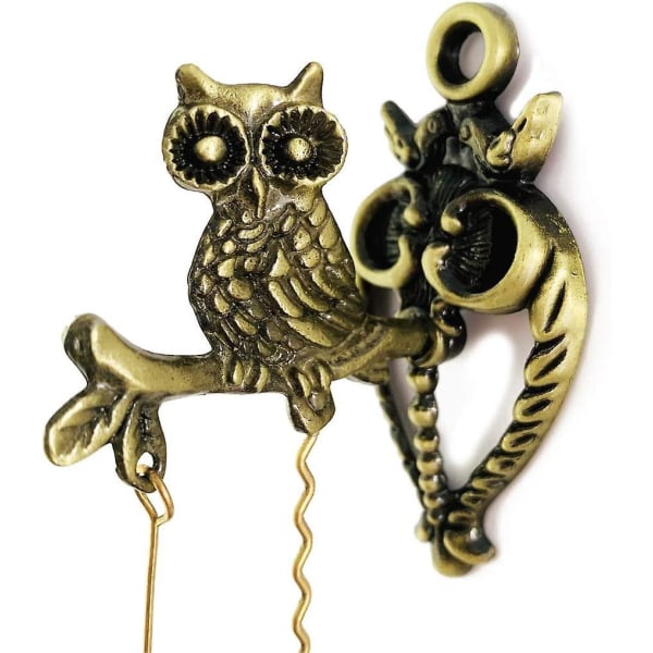 Owl Retro Metal magnetisk dörrklocka för inomhus eller utomhus