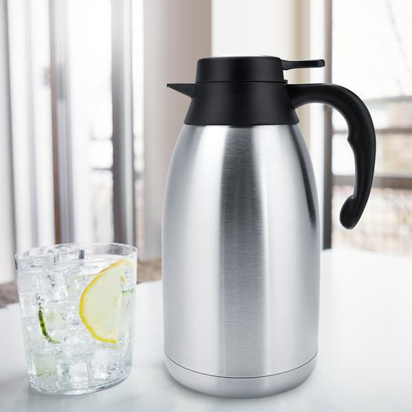 Vakuumisolert vannkanne i rustfritt stål Termos Kaffe Te Vannkanne 2L