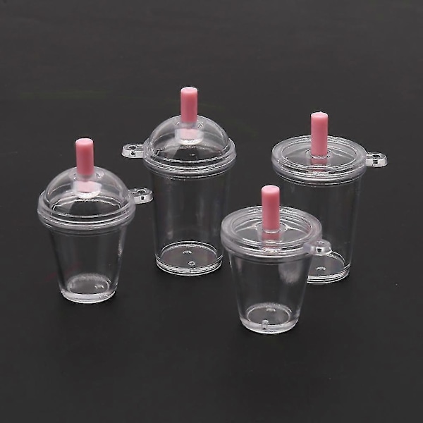 10 Stk Mini Simulering Melk Te Kopp Miniatyr Realistisk Kaffekopp Dekor B