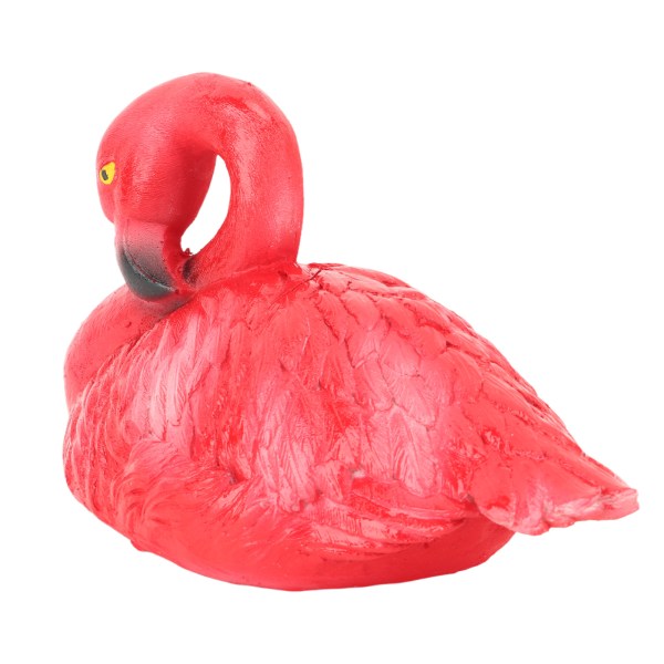 Flamingo Dekorationer Flytande Flamingo Prydnader för Fiskdamm Fisk Tank Bakgård Uteplats Gräsmatta Liten Röd Vilande Flamingo