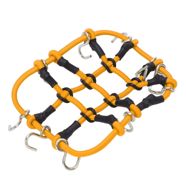 RC Elastisk bagagenät Simulering RC bagage takräcke nät med krok för Xiaomi Jimny fjärrkontroll bil gul
