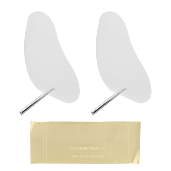 2 stk Sømspids Farvekort Display Board Rack Professionel Hjemmesalon Akryl Neglekunst Viser Holder