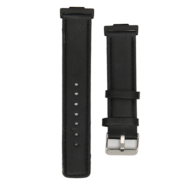 Nahkainen älykellon ranneke Mukava korvaava älykellon ranneke watch FIT 2 Black