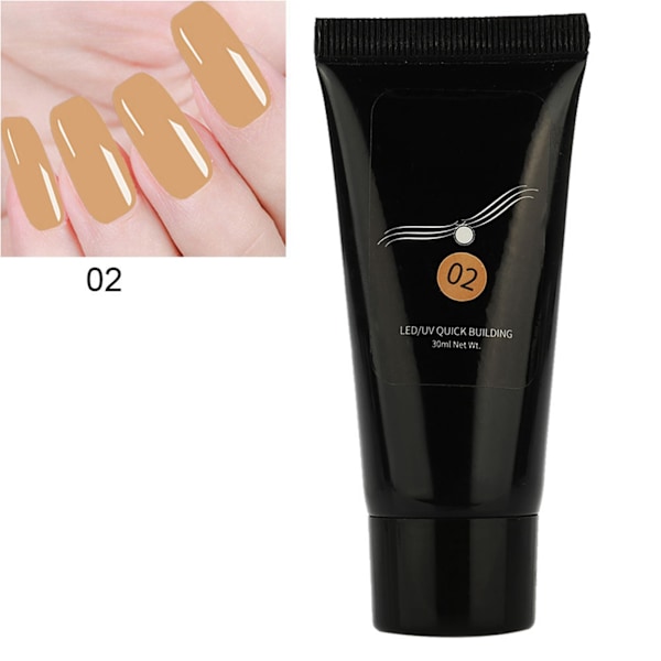 30 ml nopea kynsienpidennyst geeli paperiton manikyyri UV-geeli lisävaruste 02