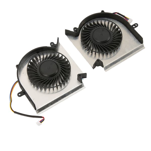 Laptop kjølevifte 4-pinners strøm DC5V metallskall ABS lett CPU GPU kjølevifte for GE63VR MS 16P1 GE73VR MS 17C1