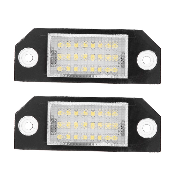 2 stk 24 LED-perler Nummerplade LED-lyslampe til Ford C MAX Focus MK2