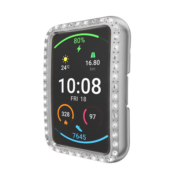 Deksel kompatibel for Huawei Watch Fit Smartwatch Innlagt støtsikkert støtfangerdeksel Skjermbeskytterveske