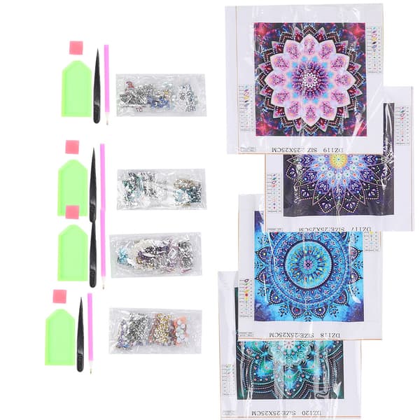 Diamantmalingssæt DIY Bore Maling Diamantbilleder Kunst Hjem Dekorationer