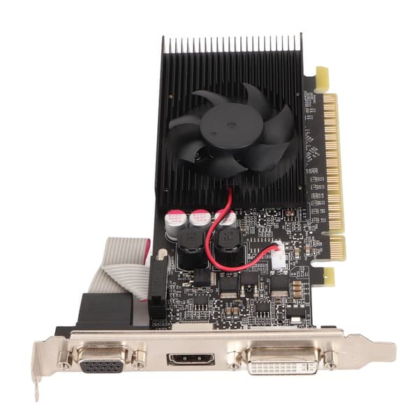 GT210 1G DDR3 64bit Grafikkort Understøtter HD Multimedia Interface DVI VGA Gaming Grafikkort med Køleventilator