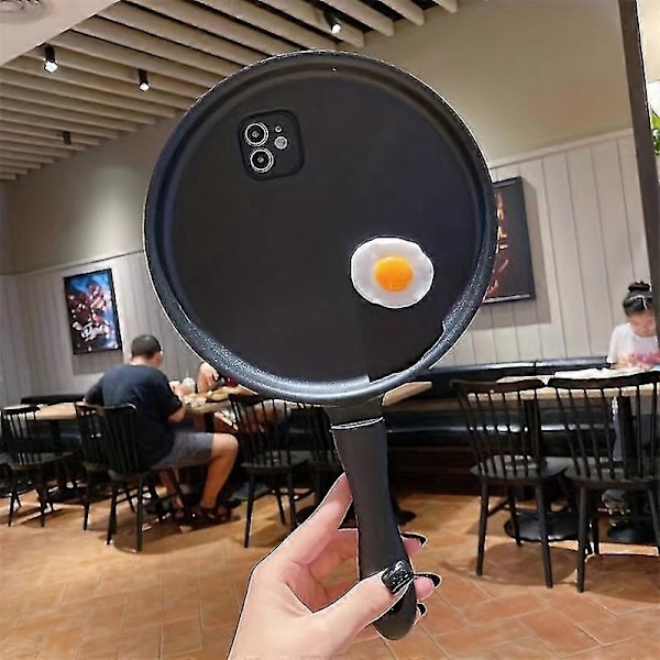 Iphone 14/13/12 Stekte Egg Deksel - Høy Kvalitet og Slitesterk iPhone13Pro