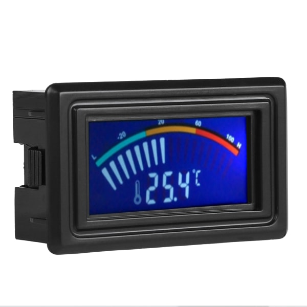 LCD-näyttö Digitaalinen vesijäähdytyslämpömittarin osoitin lämpötilan ilmaisin 5V-24V