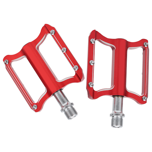 GUB GC020‑DU Lagerpedaler Aluminiumlegering Cykel Landsvägscykelpedaler Cykeladapterdelar Röd