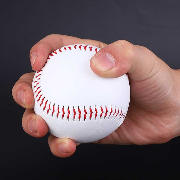 9 tum Vit Basboll Träning Mjukboll Sport Lag Spel PVC