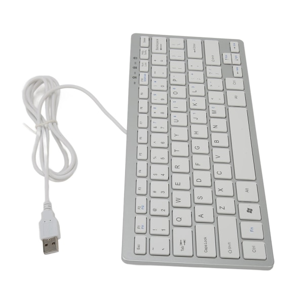 USB kablet tastatur 78 saksetaster 13 snarvei LED-indikatortastatur for MacBook Pro Air Mini for Windows PC Desktop