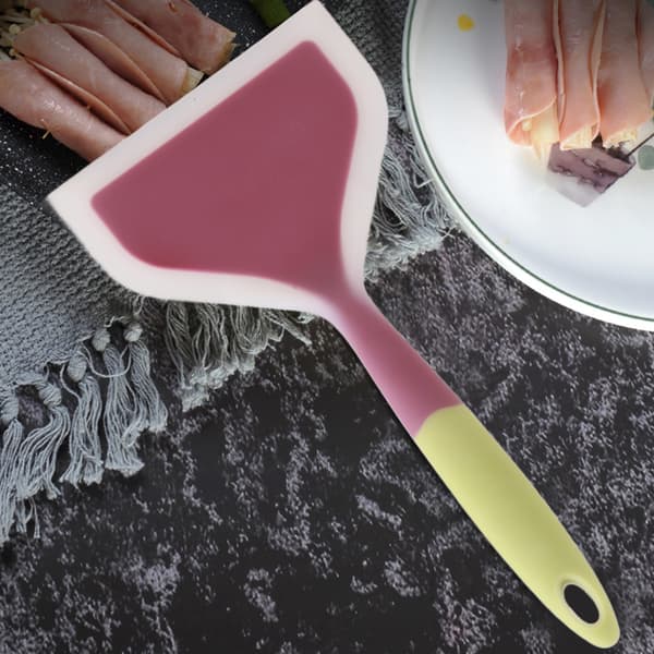 Non-Stick Silikonspade Bred Spatel Kake Biff Pizza Kjøkkenredskaper (Grønn)