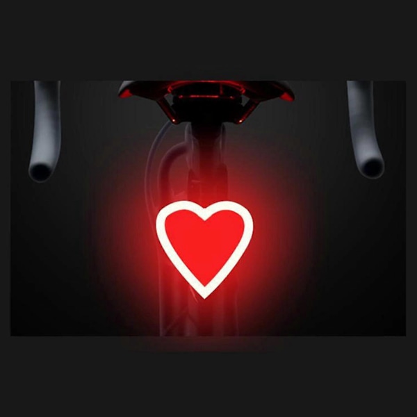 Supersterk LED Sykkellys, Front- og Baklys, Baklys for Landeveissykkel, MTB, Sykling - Bein