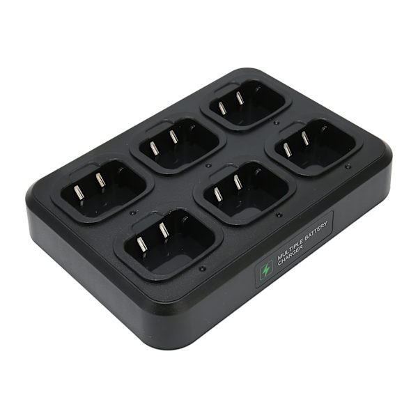 Walkie Talkie 6-vejs oplader Effektiv multienhed 2-vejs radioopladningsbase til BF-888S AC100-240V EU-stik