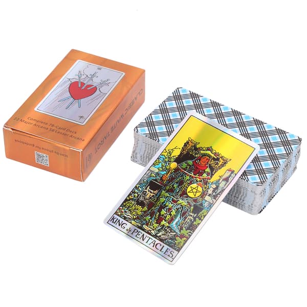 Ljus färg ödesdivination kort framtidsberättande tarotkort vägledning ödesbordsspel present