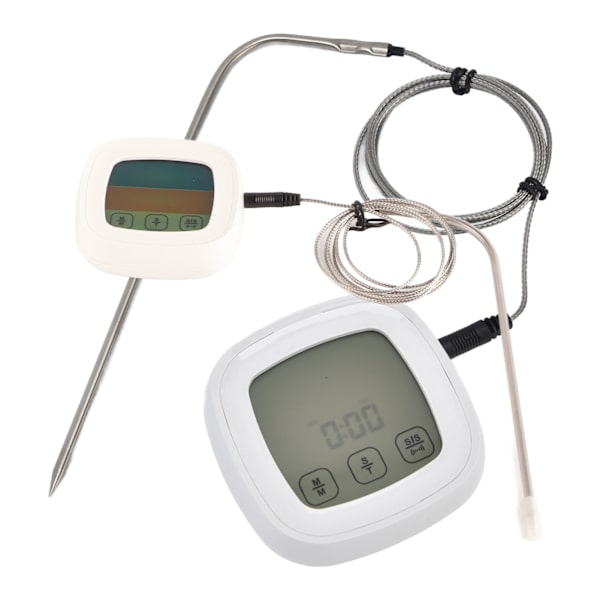 Kötttermometer Digital LED-display Multifunktionell köksugnstermometer med sond för matlagning bakning BBQ
