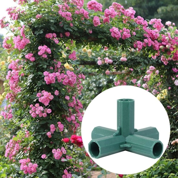 16mm Drivhusramme Connector Stabil Støtte Drivhusramme Connector Ramme Bygge Connector Drivhus Plastik Forbindelses Tilbehør 5 stk