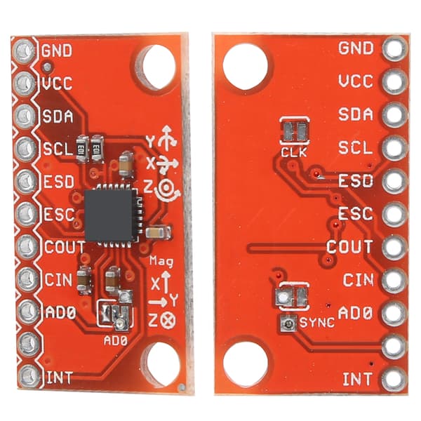 MPU-9150 9-akset gyroskop accelerometer magnetisk sensormodul kortkomponenter
