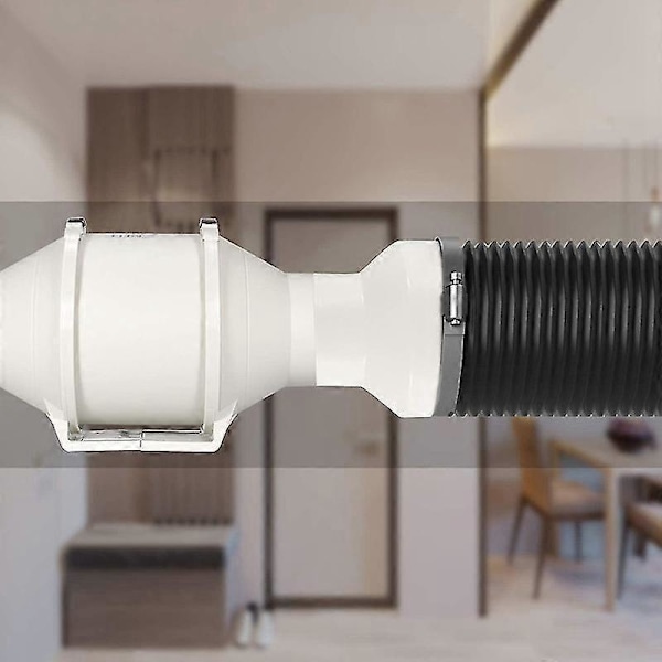 Ventilationsrør Reduceringsadapter Rørkanaladapter Rørforbindelse Til Inline Ventilationssystem(150