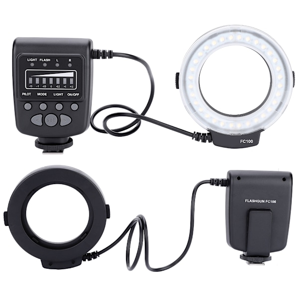 Universal LED-ringblixt - Portable Photo Fill Light Kit