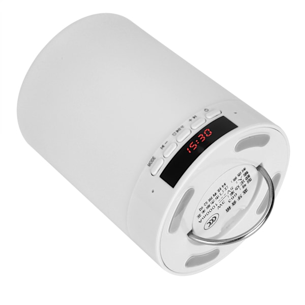 Bluetooth-högtalare nattlampa touch-ändring färg LED-lampa smart väckarklocka MP3-spelare