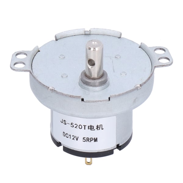 JS-520T synkronmotor Slitesterk DC 12V 5RPM girmotor for elektroniske produkter