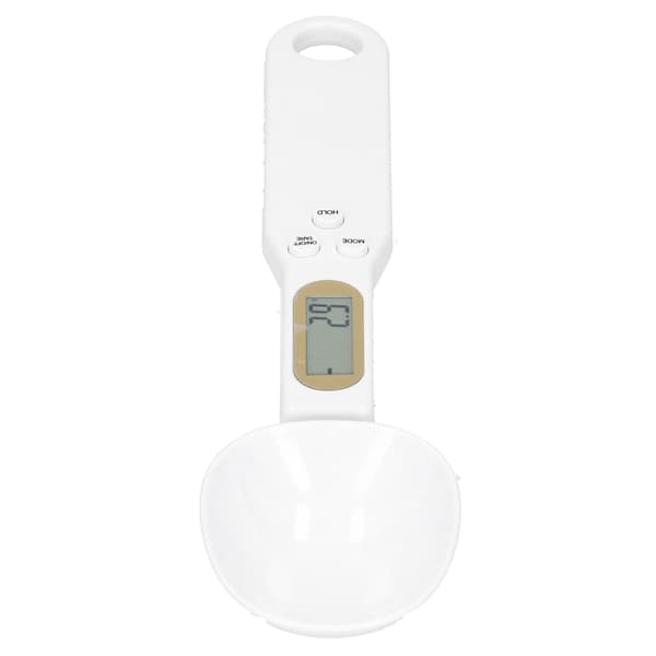 Digital Våg 0.1g 500g NS-S3 Mini Bärbar Skedvåg Mätning med Enhetskonvertering Vit