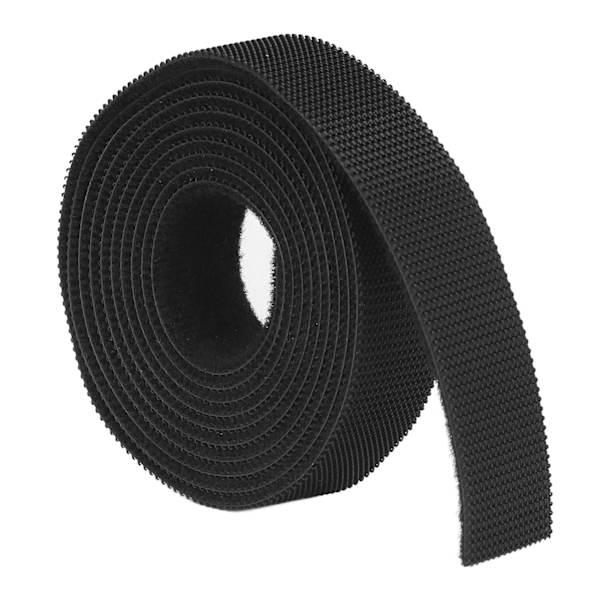 Häfthållare med kardborreband, mångsidig återanvändbar fästningstejp i nylon för kabelhantering, 1 meter / 3,3 fot