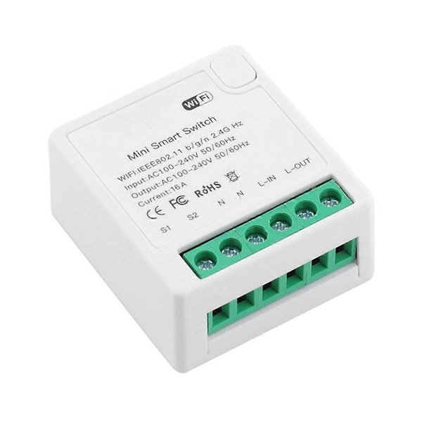 TUYA MiNi 16A Smart Switch Ikke-Metered Version Smart Wifi Switch