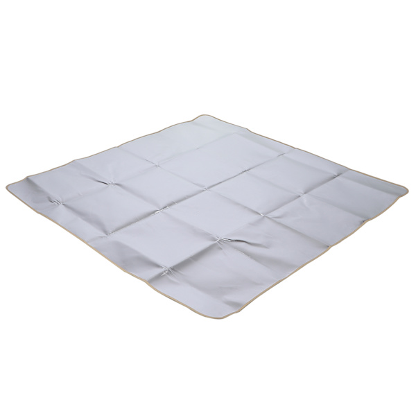 Kvadratisk eldgropmatte for plenbeskyttelse Brannisolasjonsmatte for grill 60x60 tommer