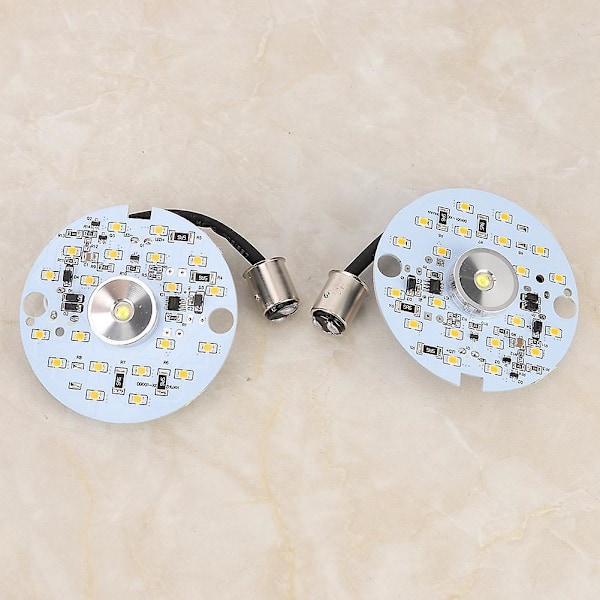 2kpl ABS LED Päiväajovalot Vilkkuvalot Moottoripyörään (Keltainen)