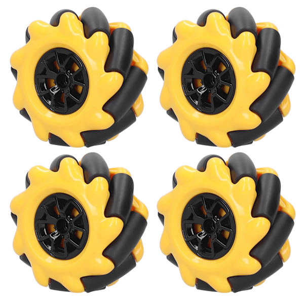 Mecanum Wheel OmniDirectional Smart Robot Auton osat Tarvikkeet Tee itse lelukomponentit 60mm (2 paria)