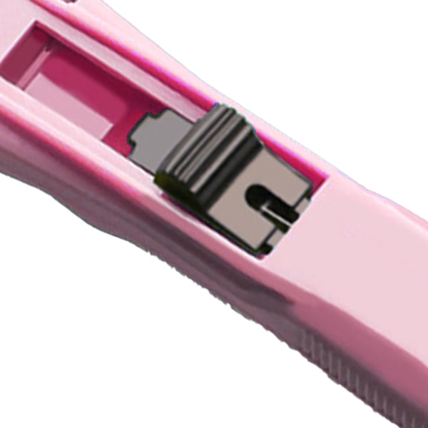 Papper Clam Multifunktionell Praktisk Tidsbesparande Hållbar Handhållen Pappersklämma Dispenser för Dokumentanteckningar Rosa