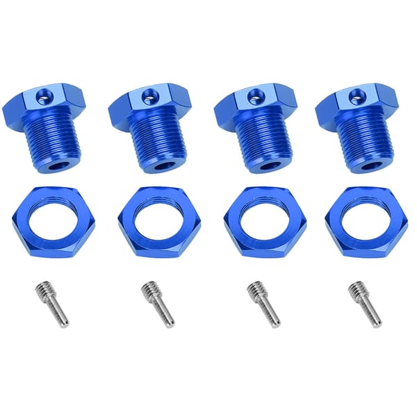 5mm 0,2 tommer aluminiumslegering dekk kombiner kobling passer for TRAXXAS EREVO 1/10 bil (mørk blå)