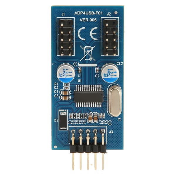 9Pin USB-header til 2 han-kort Højhastigheds stabil strøm Hot Swap USB 2.0 9-bens stik med kabel til pc-bundkort 1 til 2 0,3 meter
