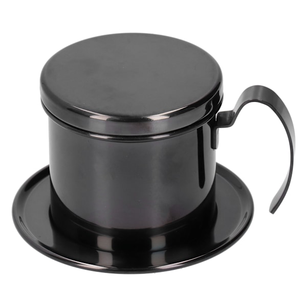 Kaffebehållare 304 Rostfritt stål Dropp Kaffetillverkare Infuser för Hone Kök KontorsanvändningSvart