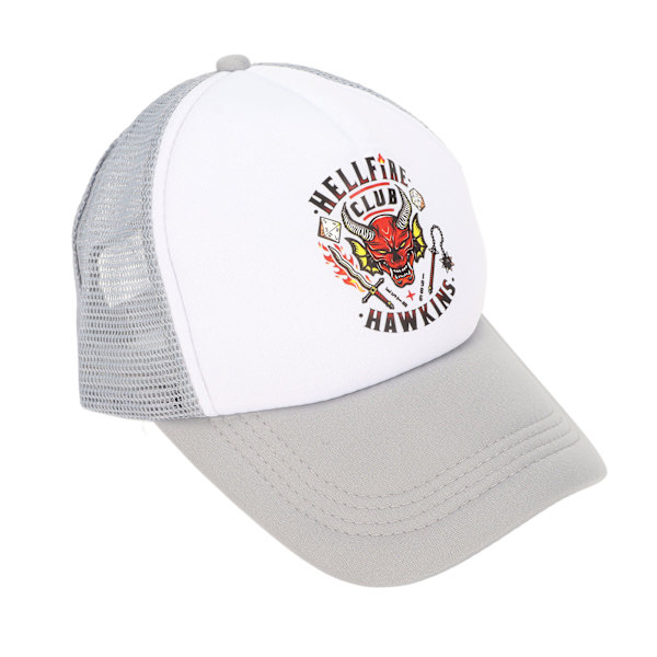 Baseballkeps Dad Hat Solskydd Andningsbar Mesh Drama Cosplay Kostymhatt Truckerkeps för Vuxna Tonåringar Barn Grå