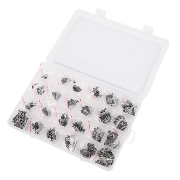 720PCS Laptop-ersättningsskruvsortiment Kit Svart Notebook-dator Reparation Kolstålsskruvsats
