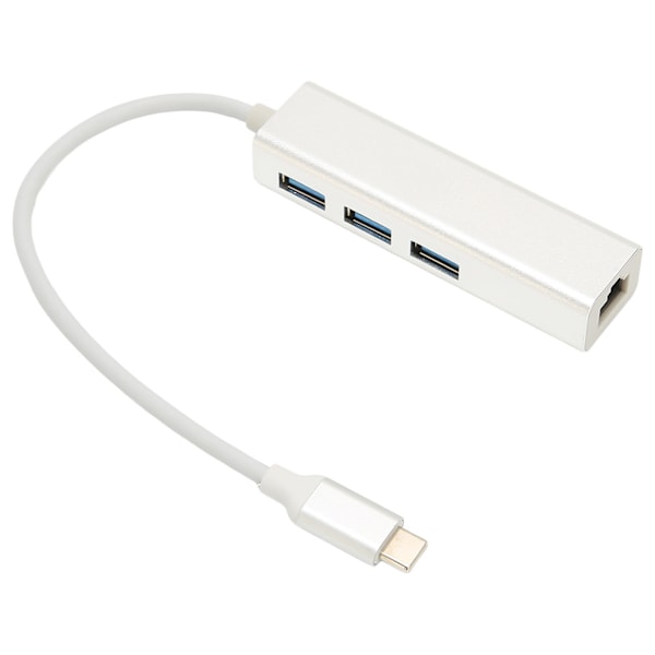 USB3.0-keskitin, gigabitin langallinen verkkokortti 10M 100M 1000M RJ45, 3 USB3.0-liitäntäliitäntäasema Win-käyttöjärjestelmälle