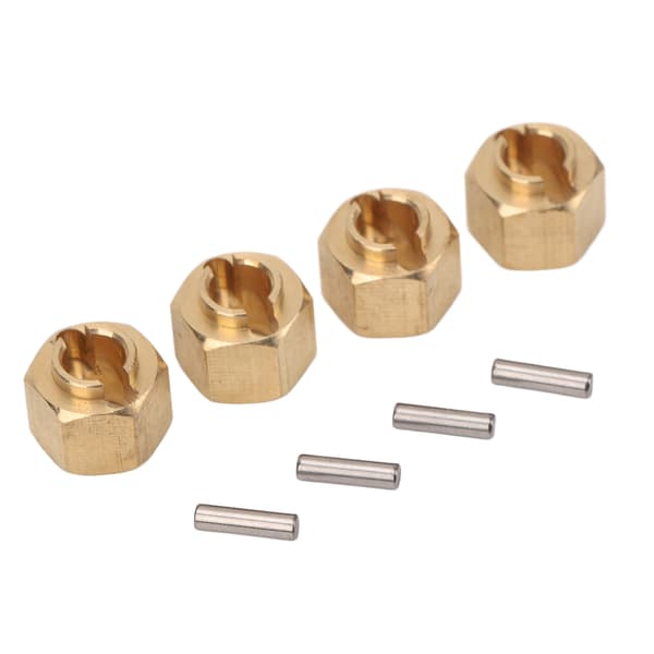 4 stk. RC Navadapter Hex Messing til Traxxas til TRX4M 1/18 Skala Crawler Bil Tilbehør 5mm
