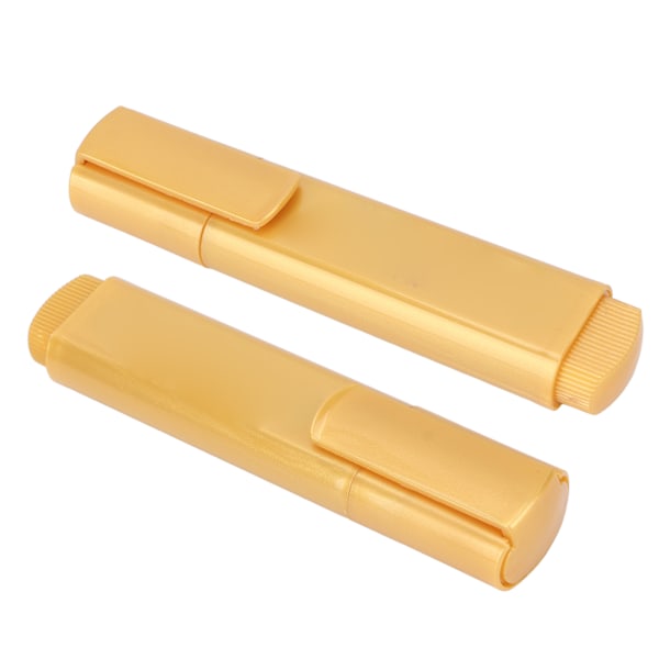 6 st Markeringspennor Miljövänlig Blank Delikat Guld Färg Metallic Glitter Markeringspenna