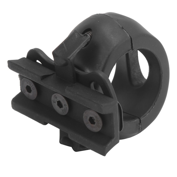 Hjelmlyktfeste, lommelyktklemmeholder, bærbar lommelyktbrakett for MICH/IBH/FASTBlack