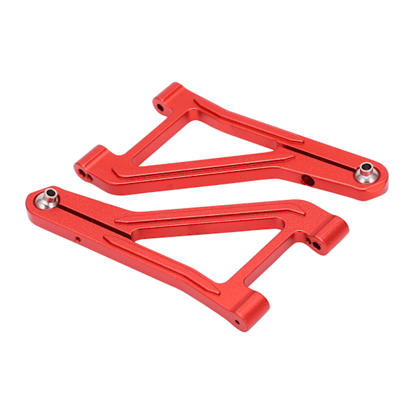 2 stk. Front Upper Swing Arm i aluminiumlegering, stærk, robust, høj trækstyrke RC-tilbehør til 1/7 fjernstyret bil, rød
